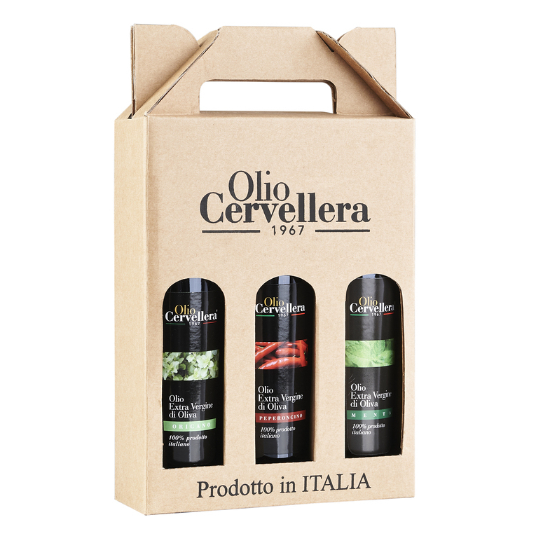 Olio extra vergine di oliva - Confezione mista di 3 bottiglie da 100 ml